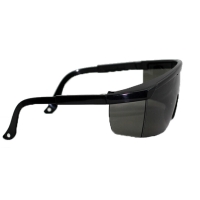 BASTO邦士度工业化学安全防护劳保眼镜 防冲击防飞溅防尘骑行镜护目镜 AL026防雾眼镜 灰色镜片